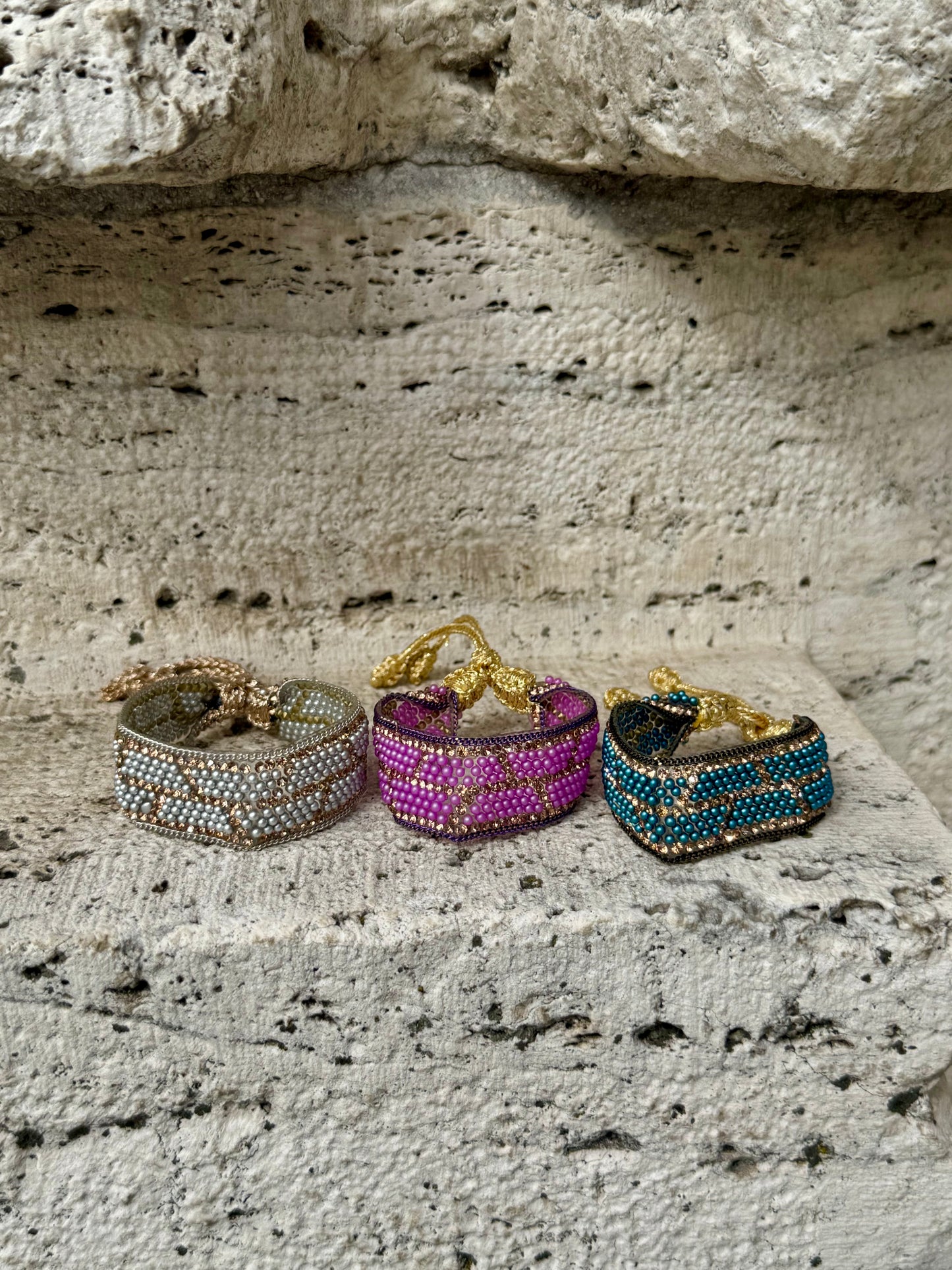 Náramek Purple/Gold