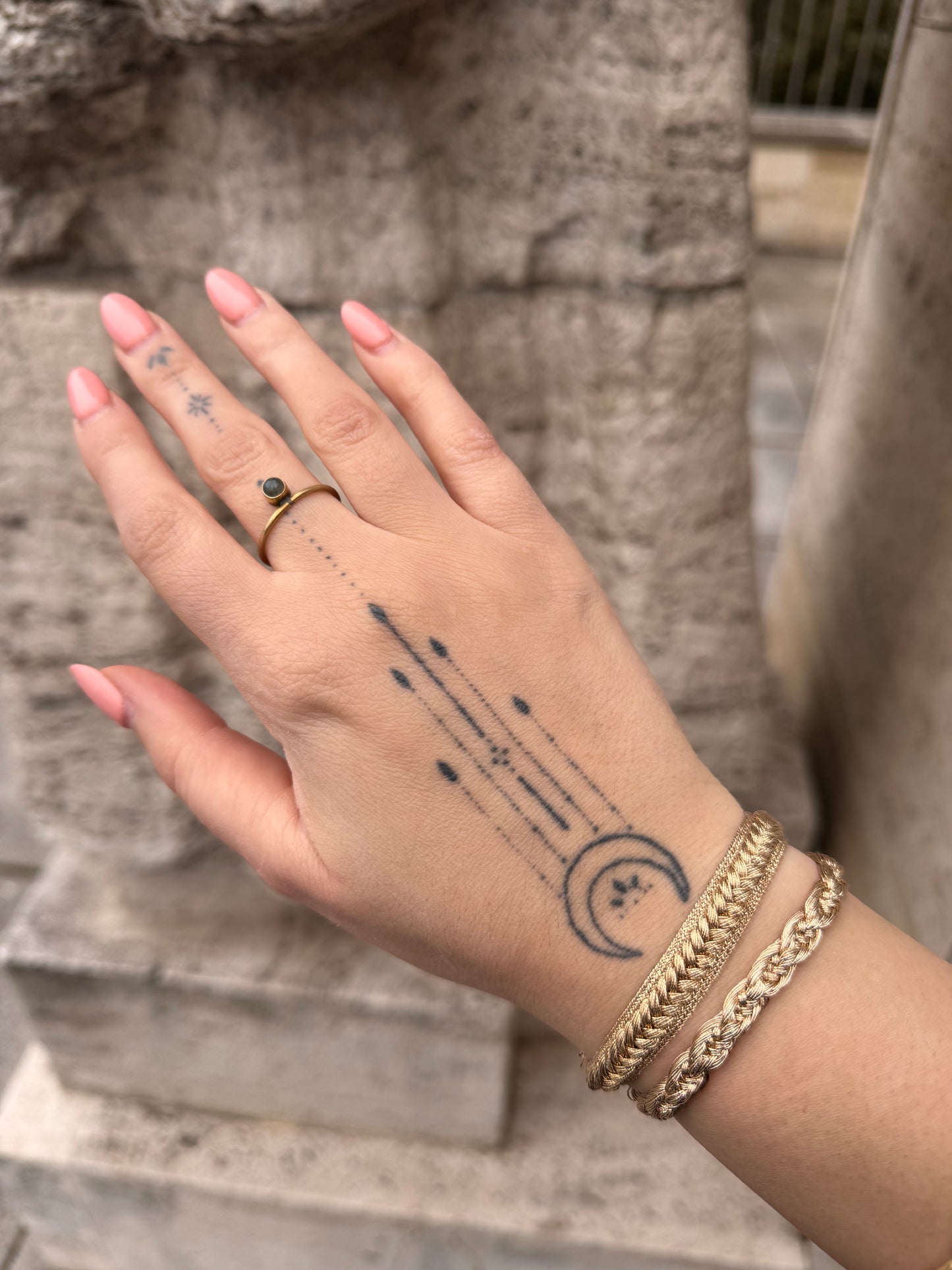 Náramek Rose Gold Braid