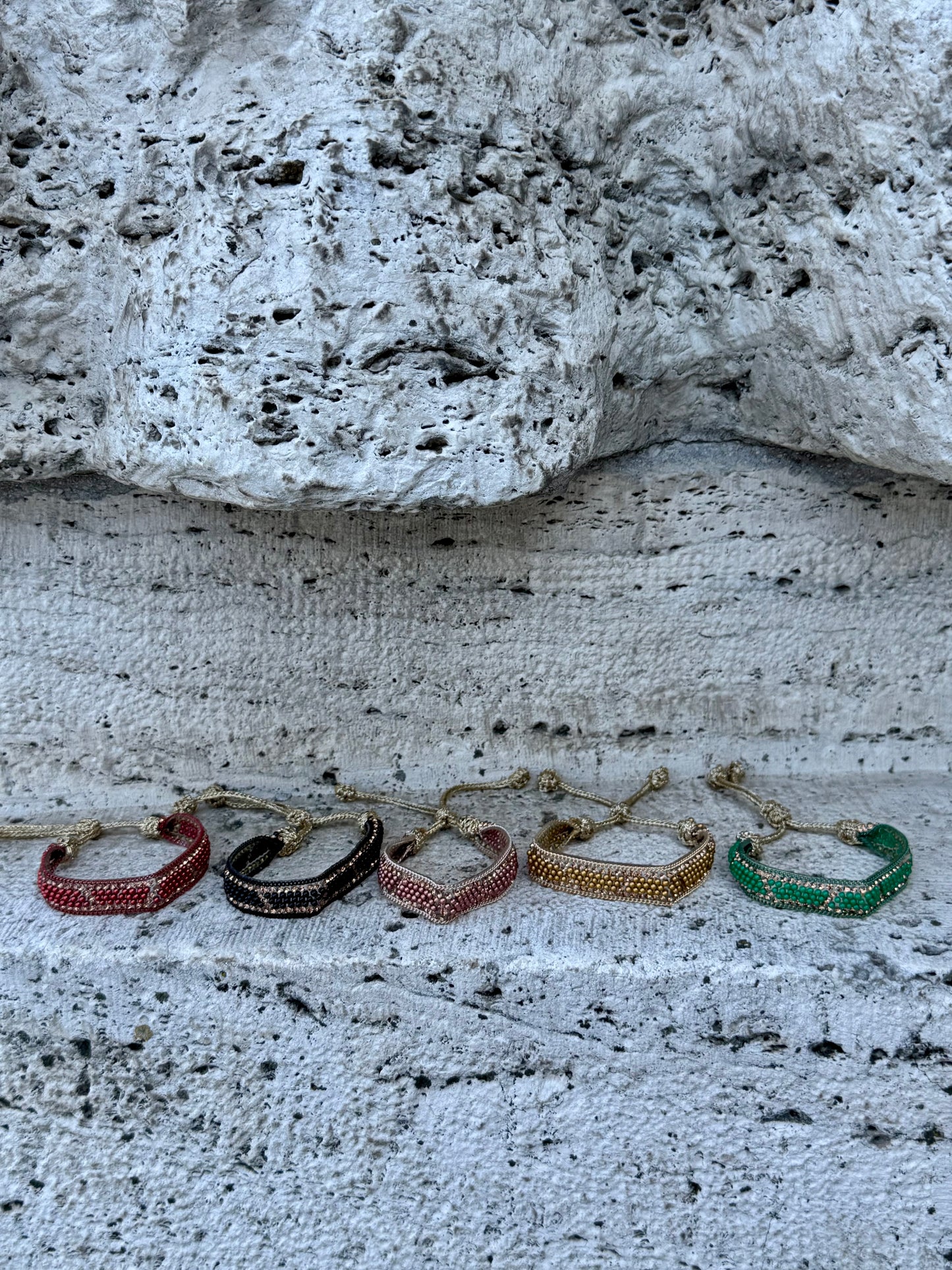 Náramek Slim Red&Gold