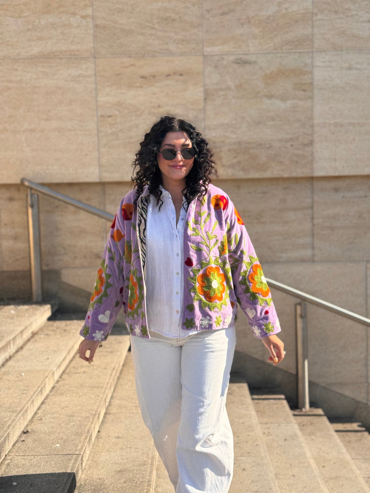 Bunda Suzanni Velvet Purple