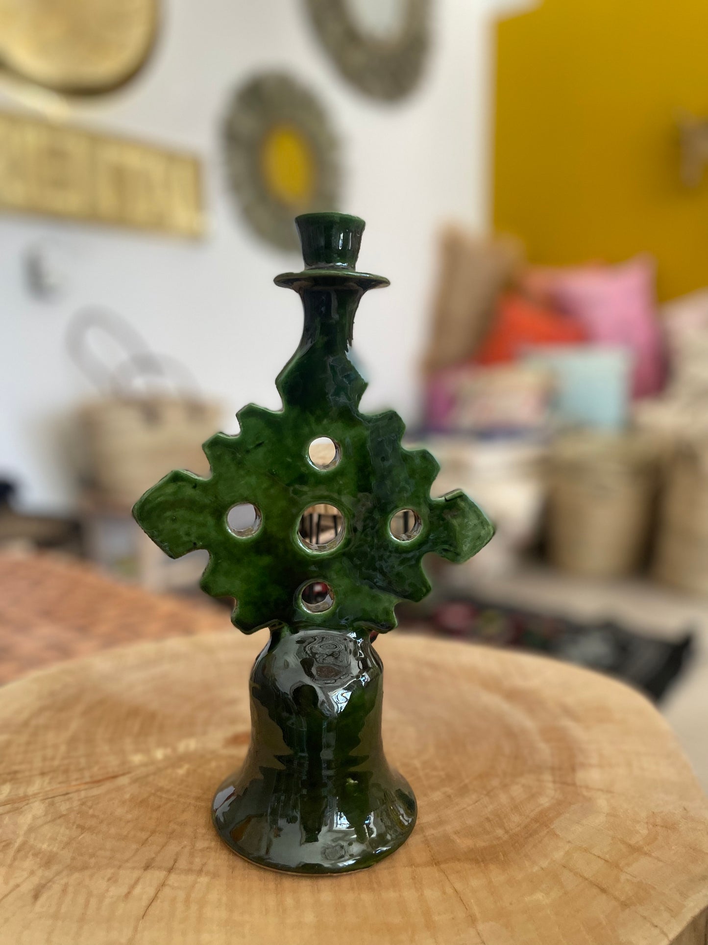 Ceramic candlestick