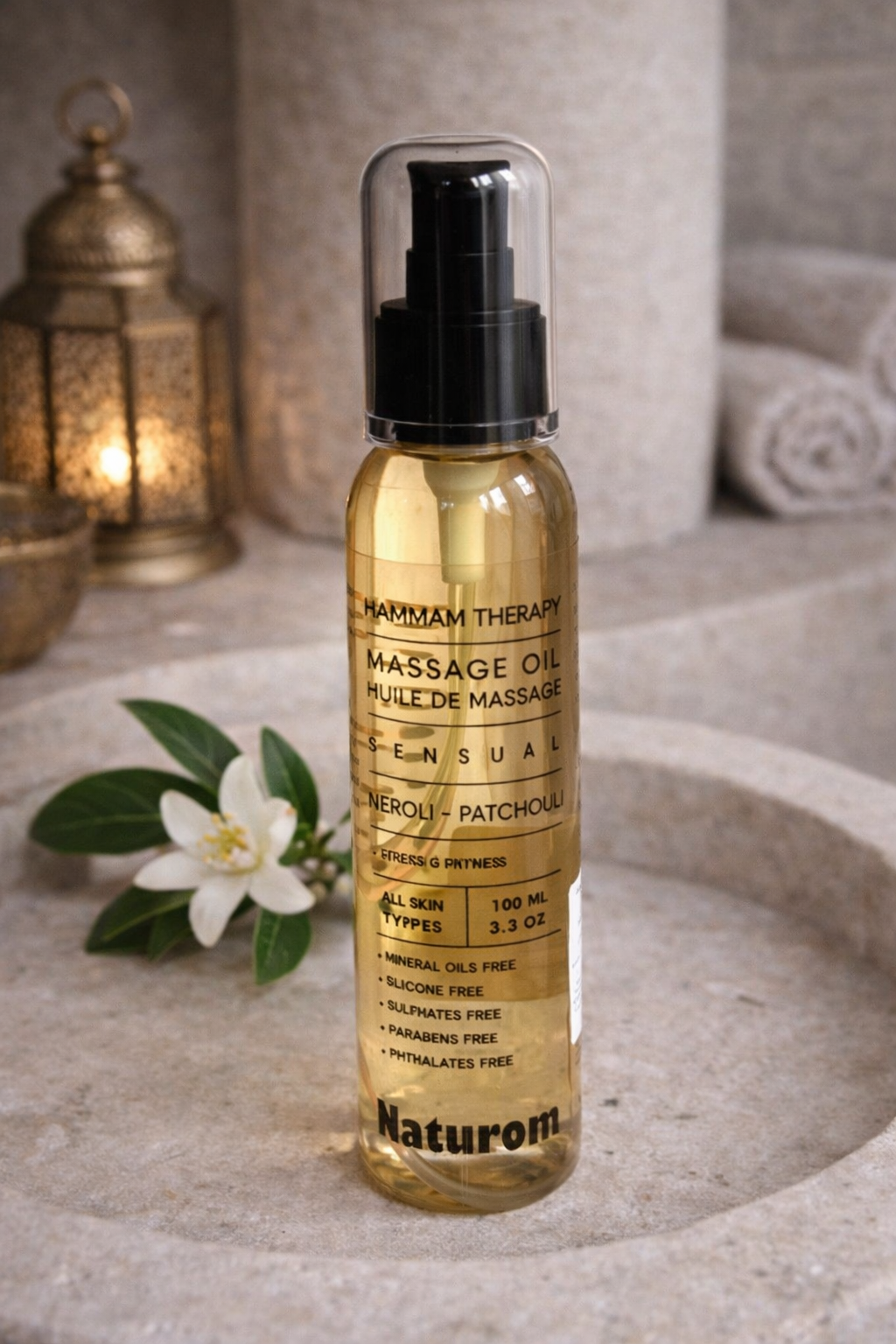 Masážní olej Neroli&Pačuli 100ml