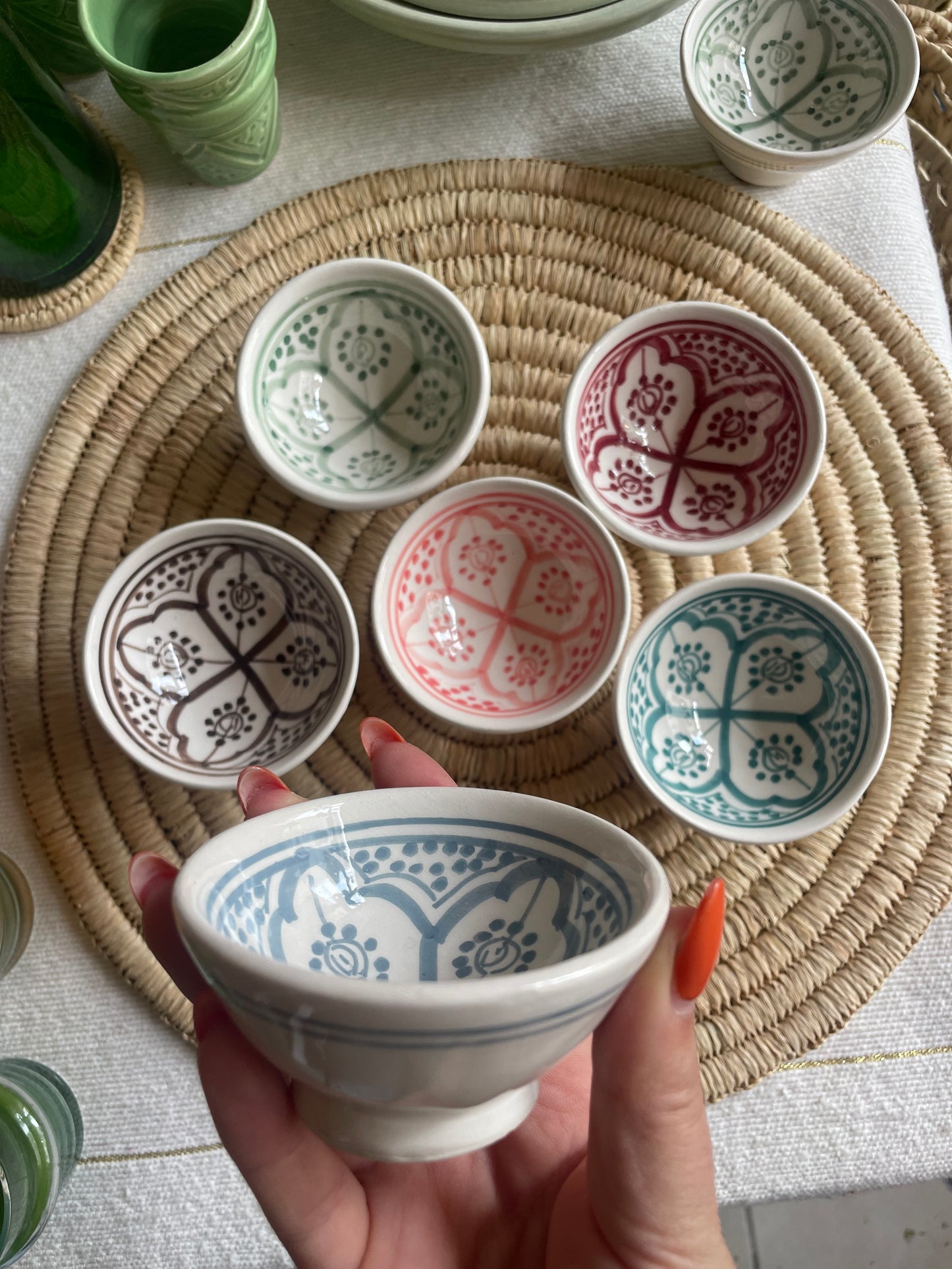 Malá mistička malovaná 7cm různé barvy