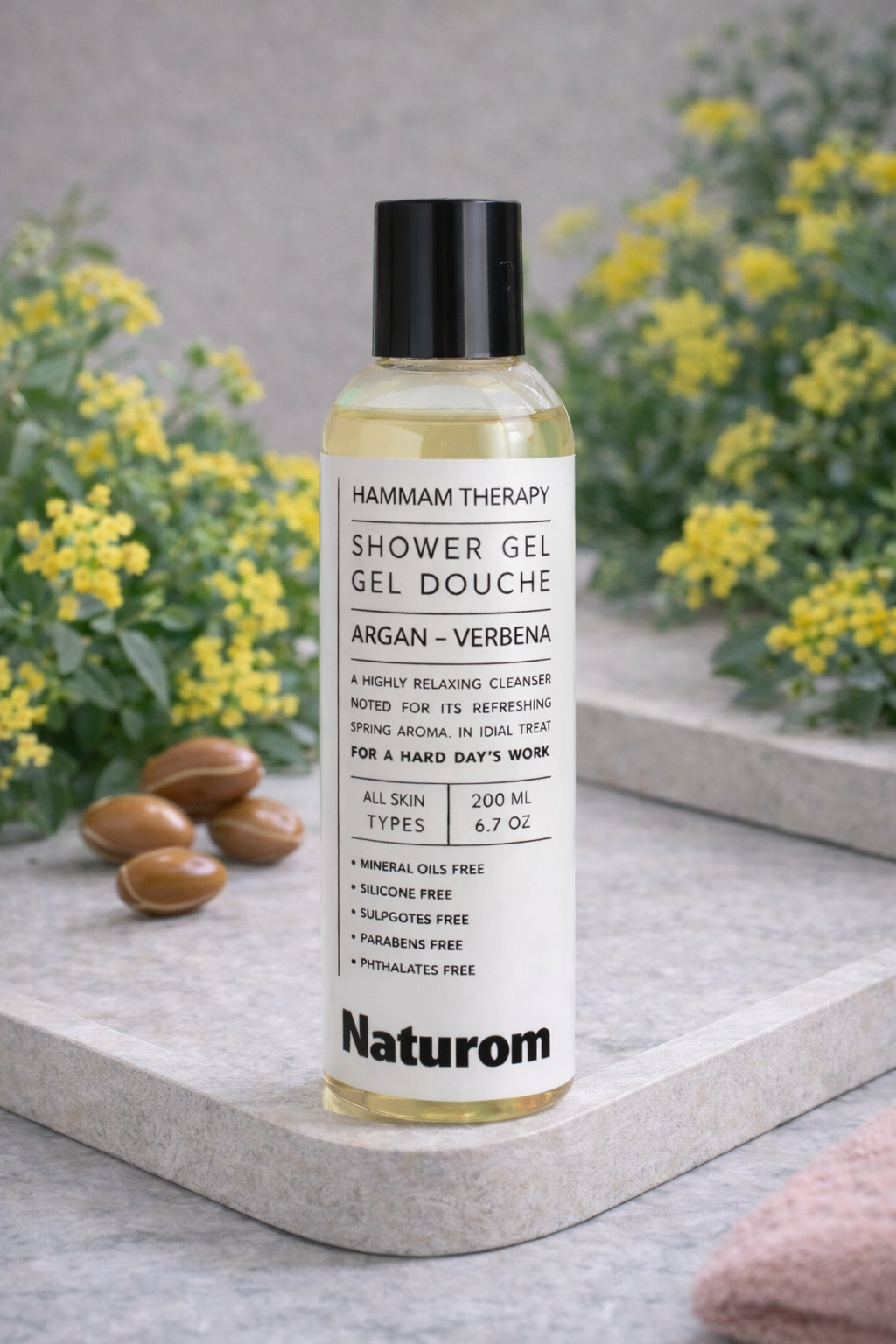 Sprchový gel Argan&Verbena Naturom 200ml