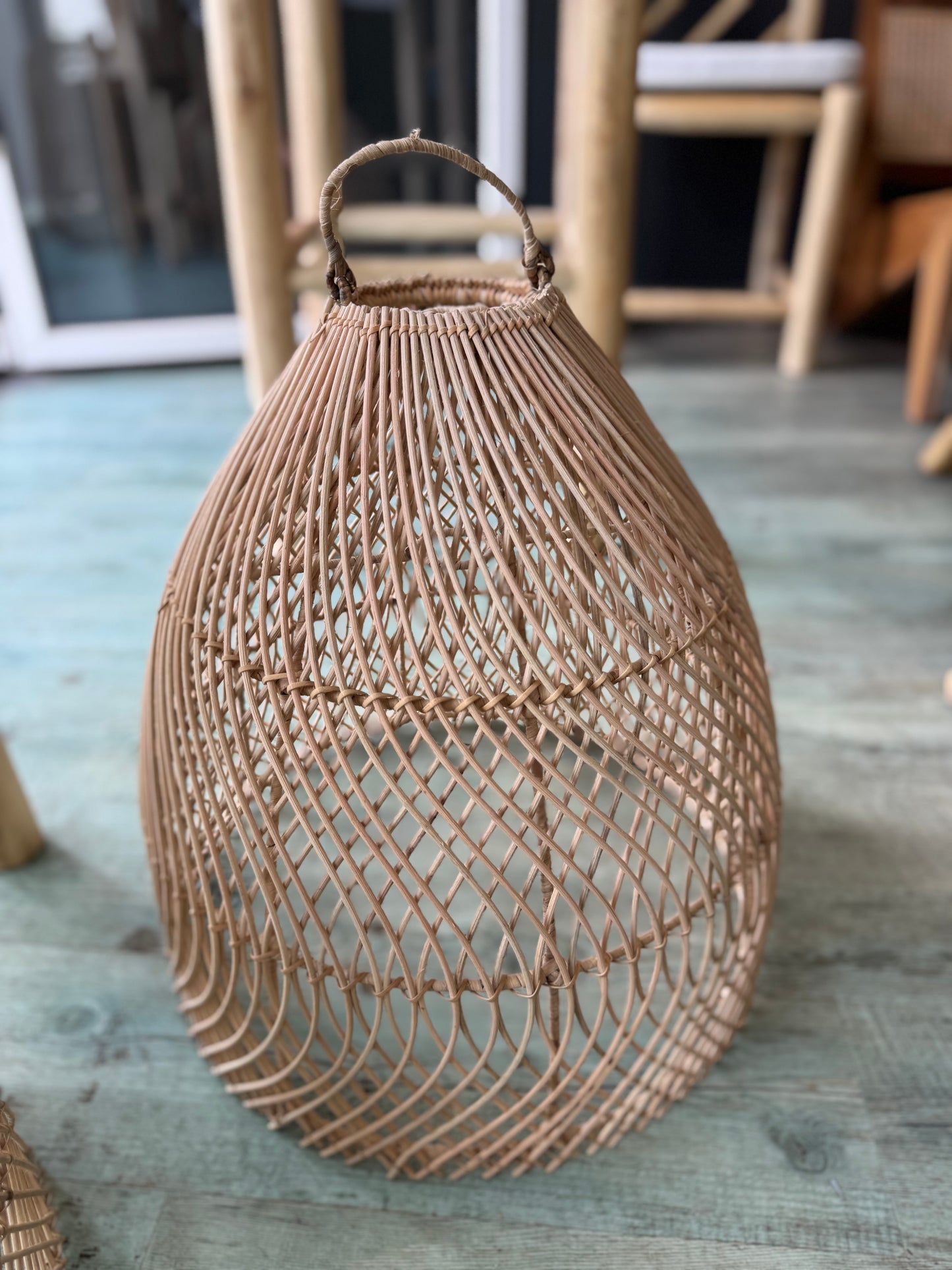 Stínidlo Bali 40x40cm ratan