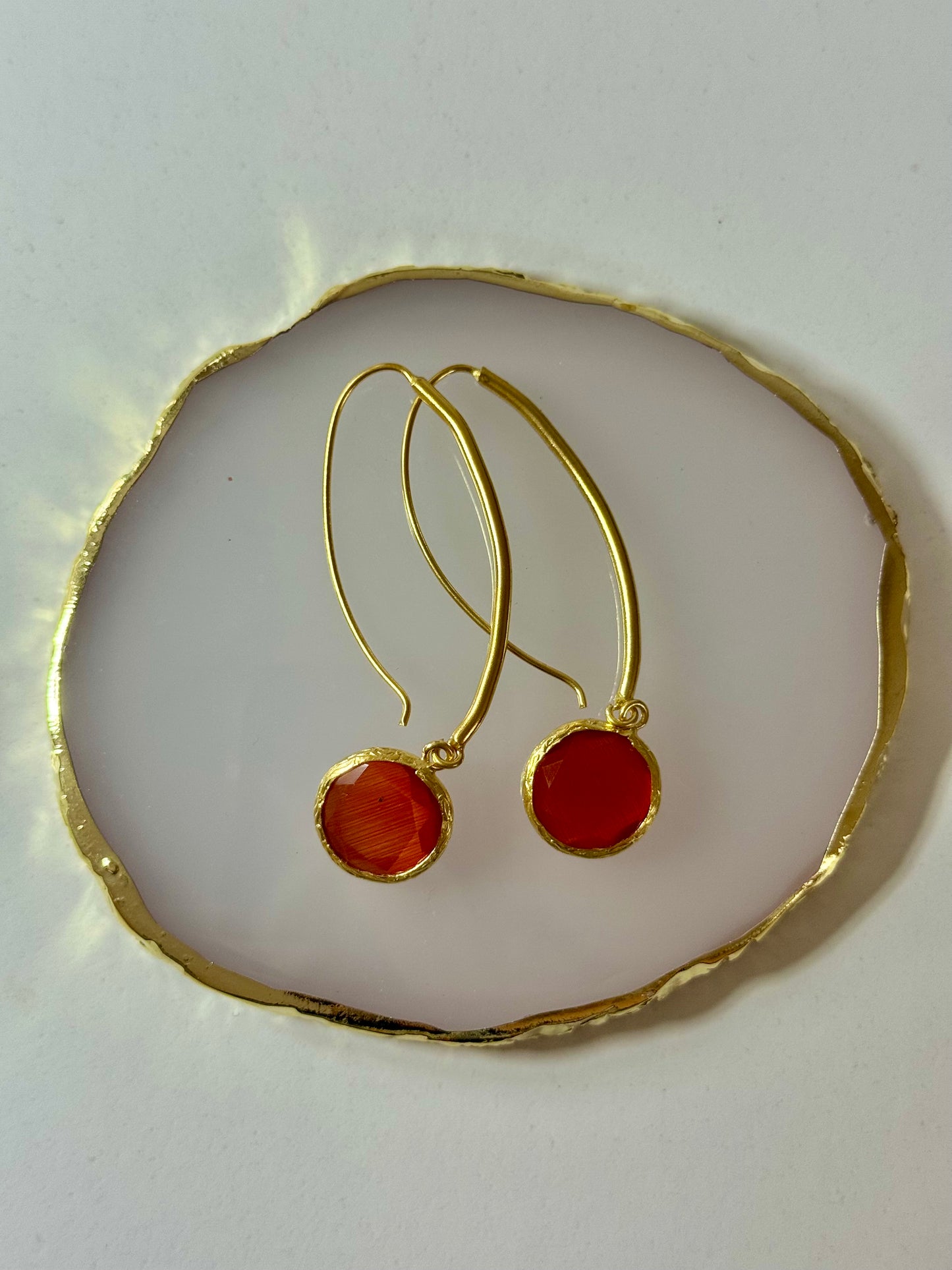 Náušnice Summer červené