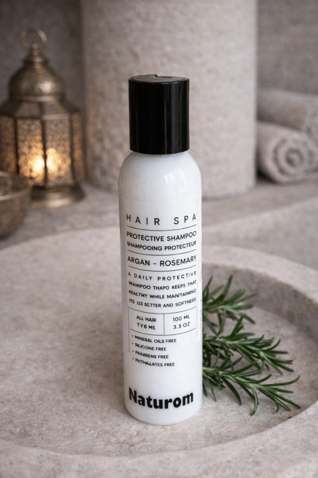 Ochranný šampon na vlasy Argan+Rozmarýn 100ml