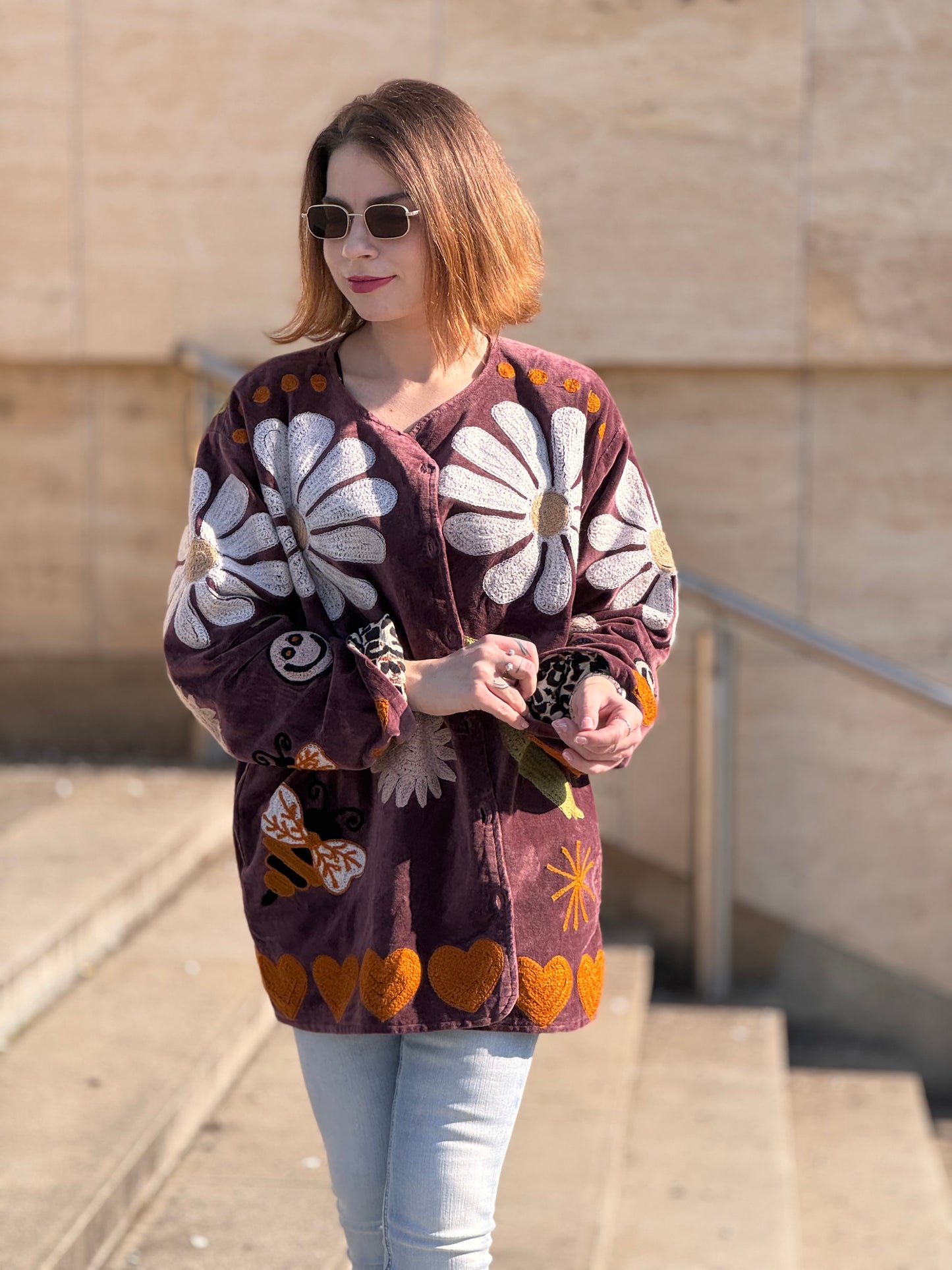 Bunda Suzanni Velvet Dark Purple DOPLNĚNO OD 12.3.