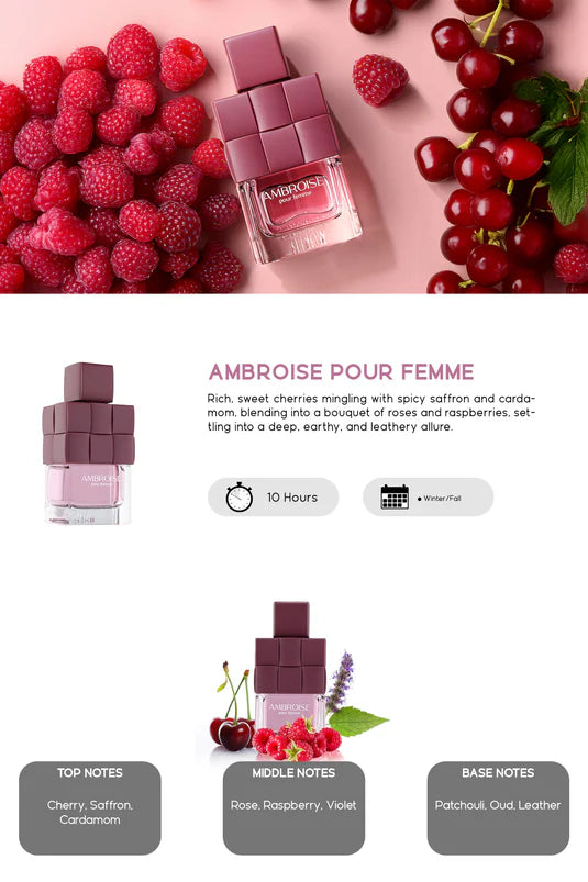 EDP Fragnance world Ambroise 100ml
