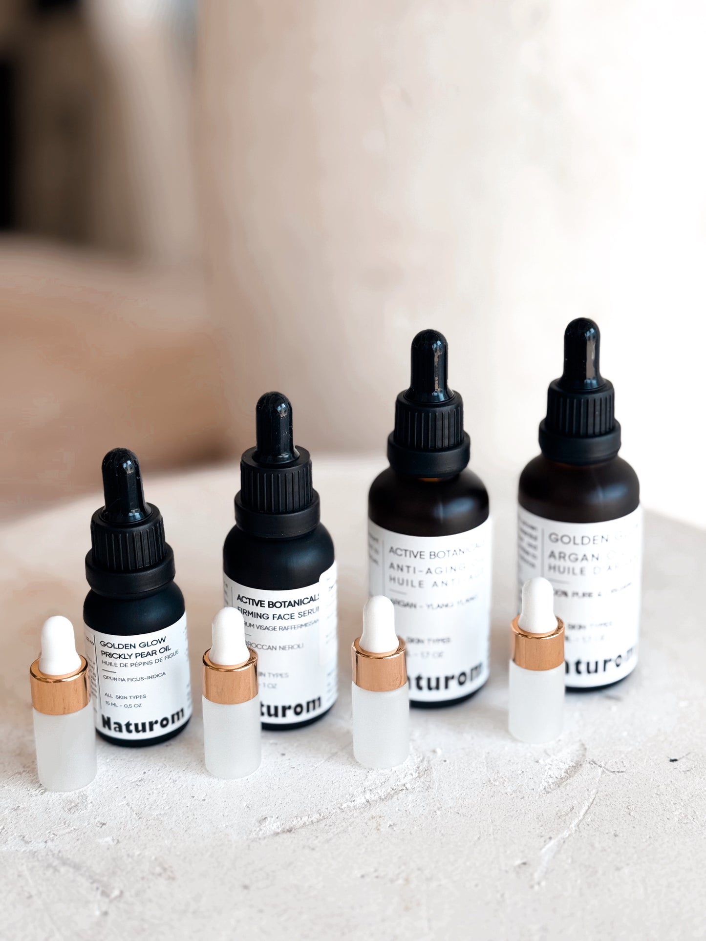 Testovací sada olejů na pleť