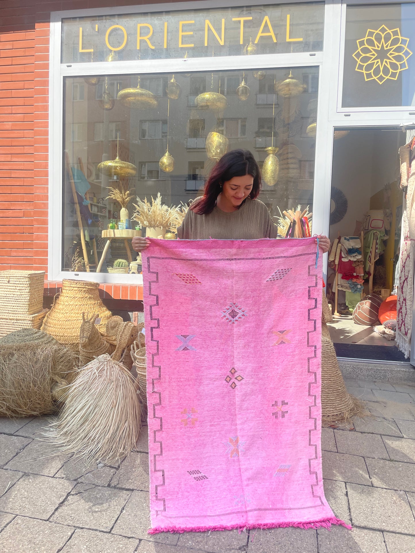 Koberec Cactus Silk Růžový 90x140