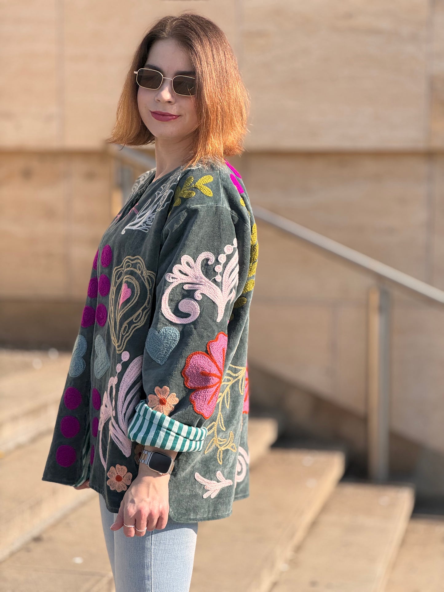 Bunda Suzanni Velvet Blue You Are Loved🩵