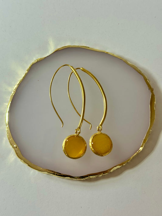 Náušnice Summer žluté