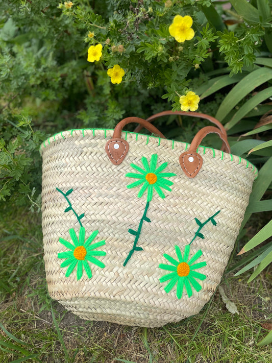 Green flower bag