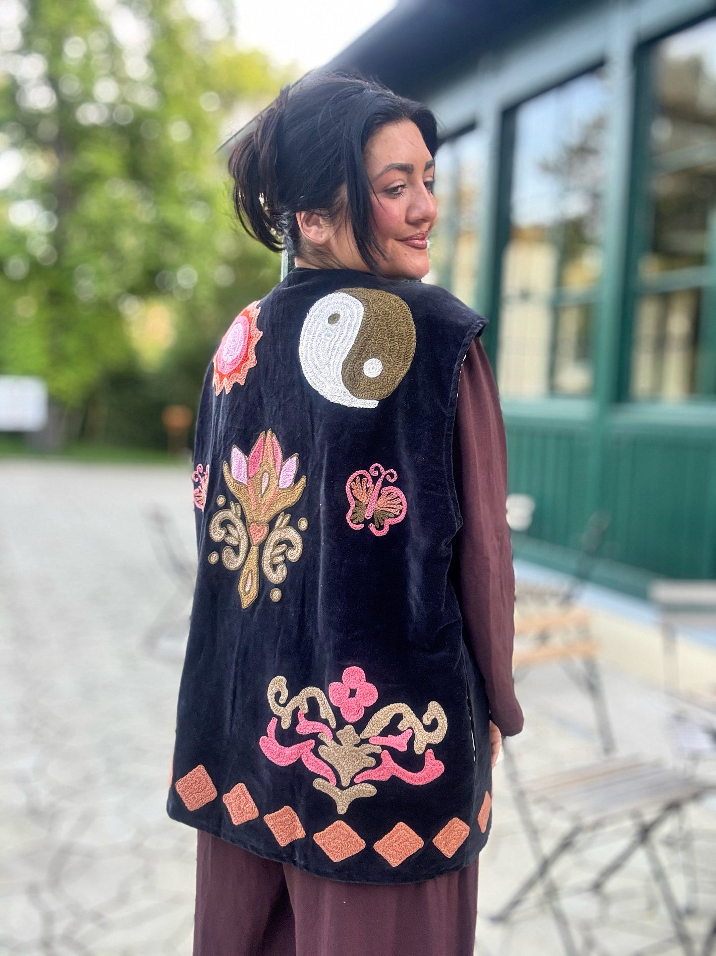 Dlouhá oversized vesta Suzanni