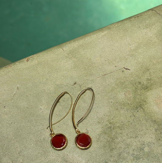 Náušnice Summer červené