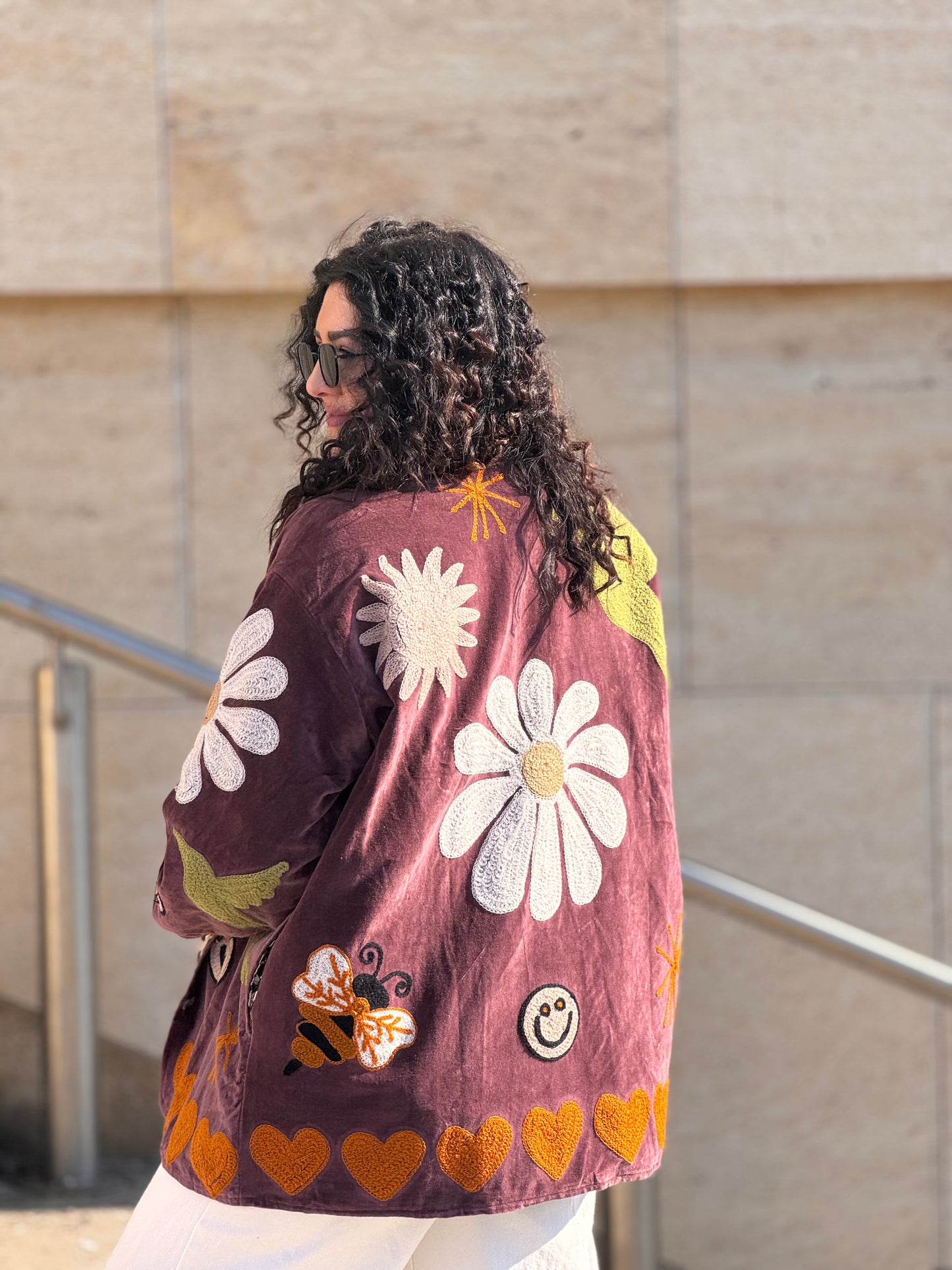 Bunda Suzanni Velvet Dark Purple DOPLNĚNO OD 12.3.