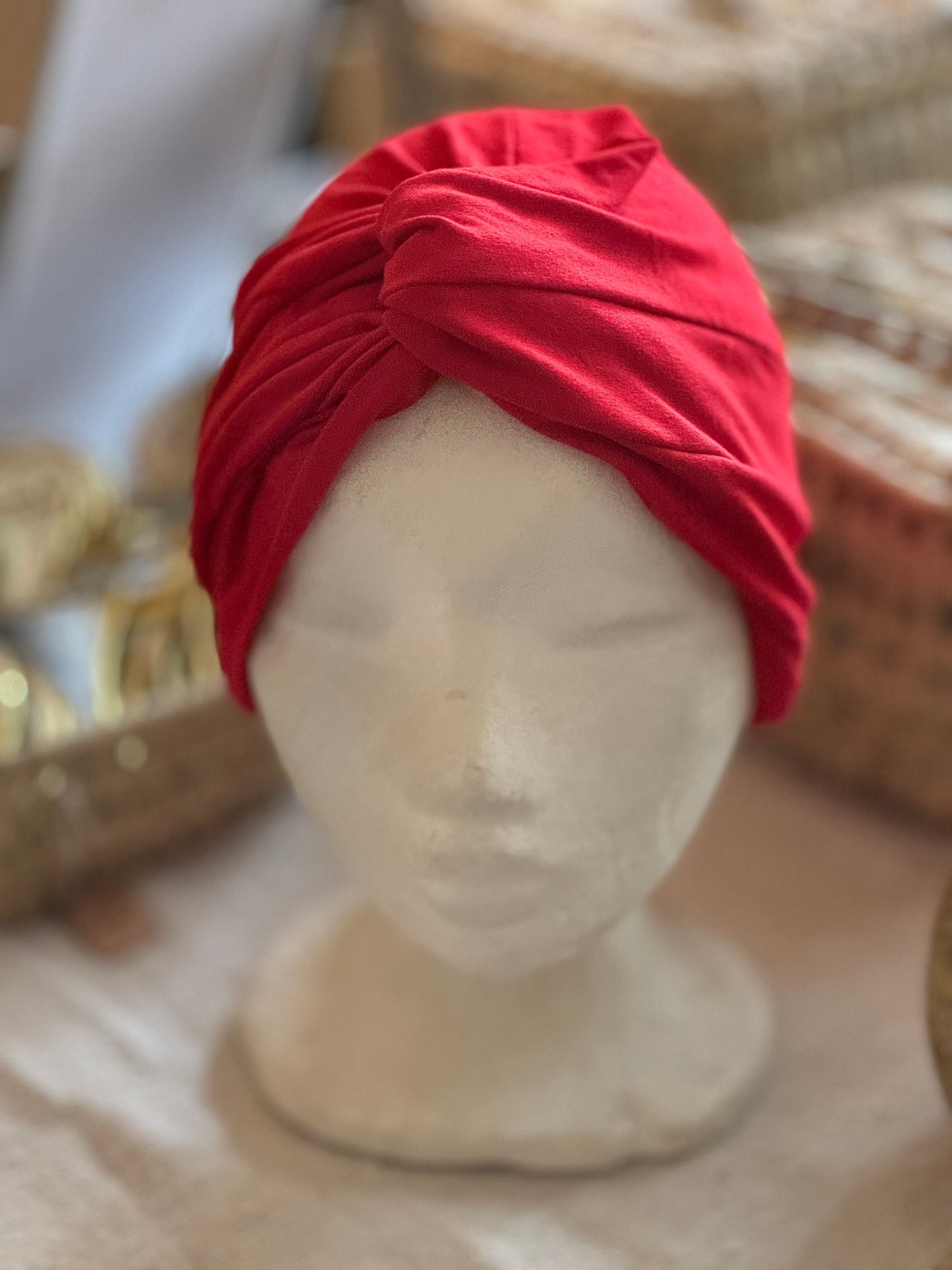 Turban červená