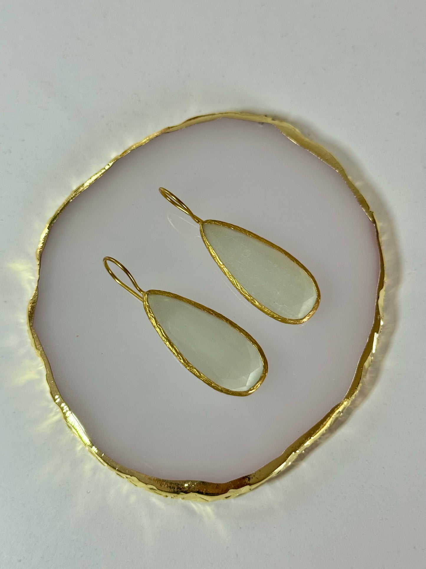 Náušnice Drop bílé