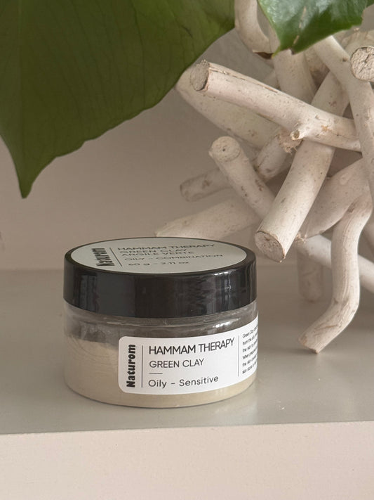 Maska zelený jíl Naturom 60g