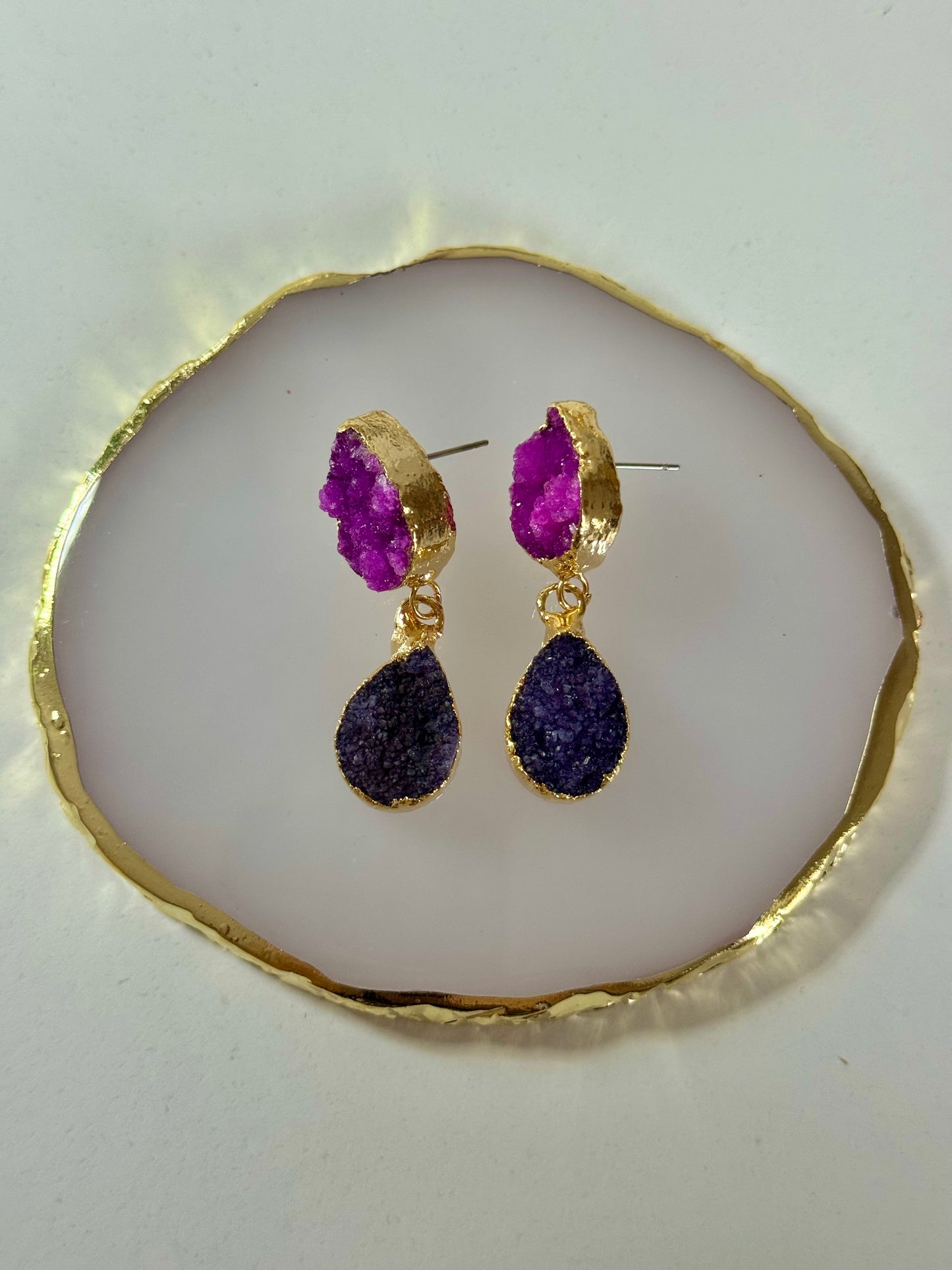 Náušnice druhy křemen