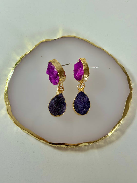 Náušnice druhy křemen