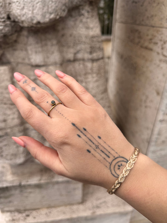 Náramek Rose Gold Braid