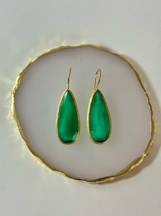 Náušnice Drop tyrkysové