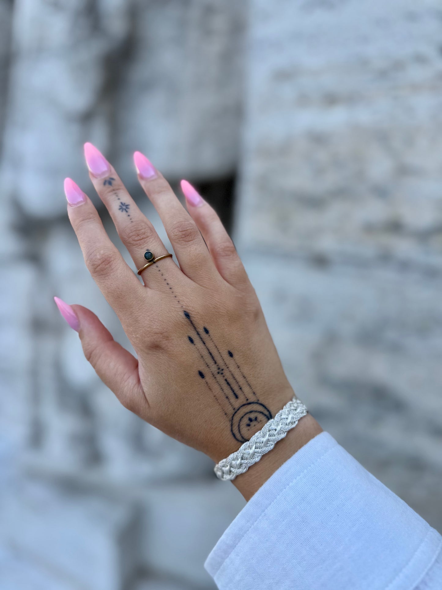 Náramek Silver Braid