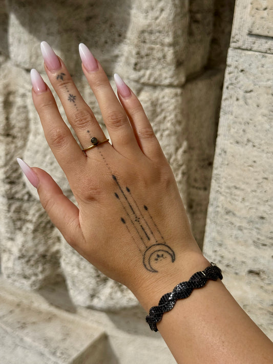 Náramek Black/Gold Twist