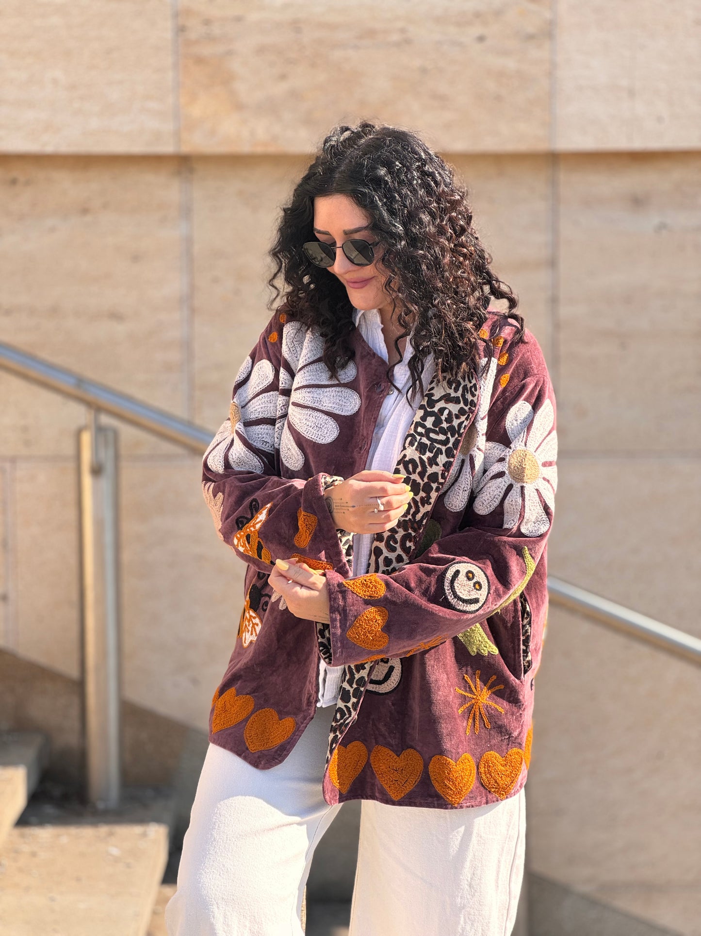 Bunda Suzanni Velvet Dark Purple DOPLNĚNO OD 12.3.