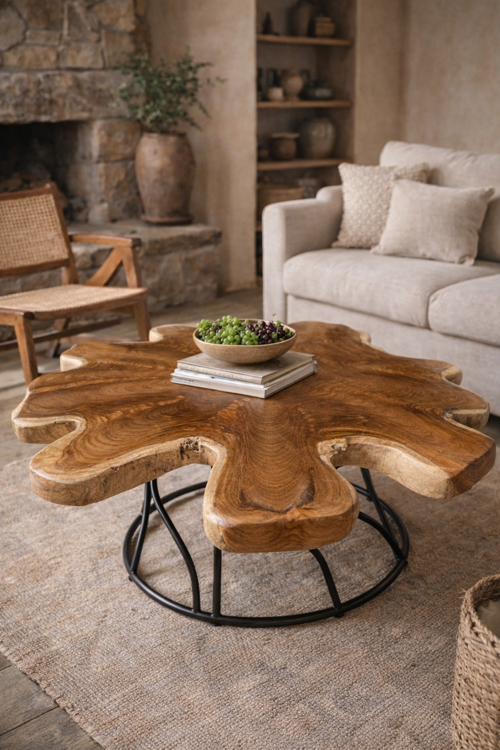 Design teakový stůl