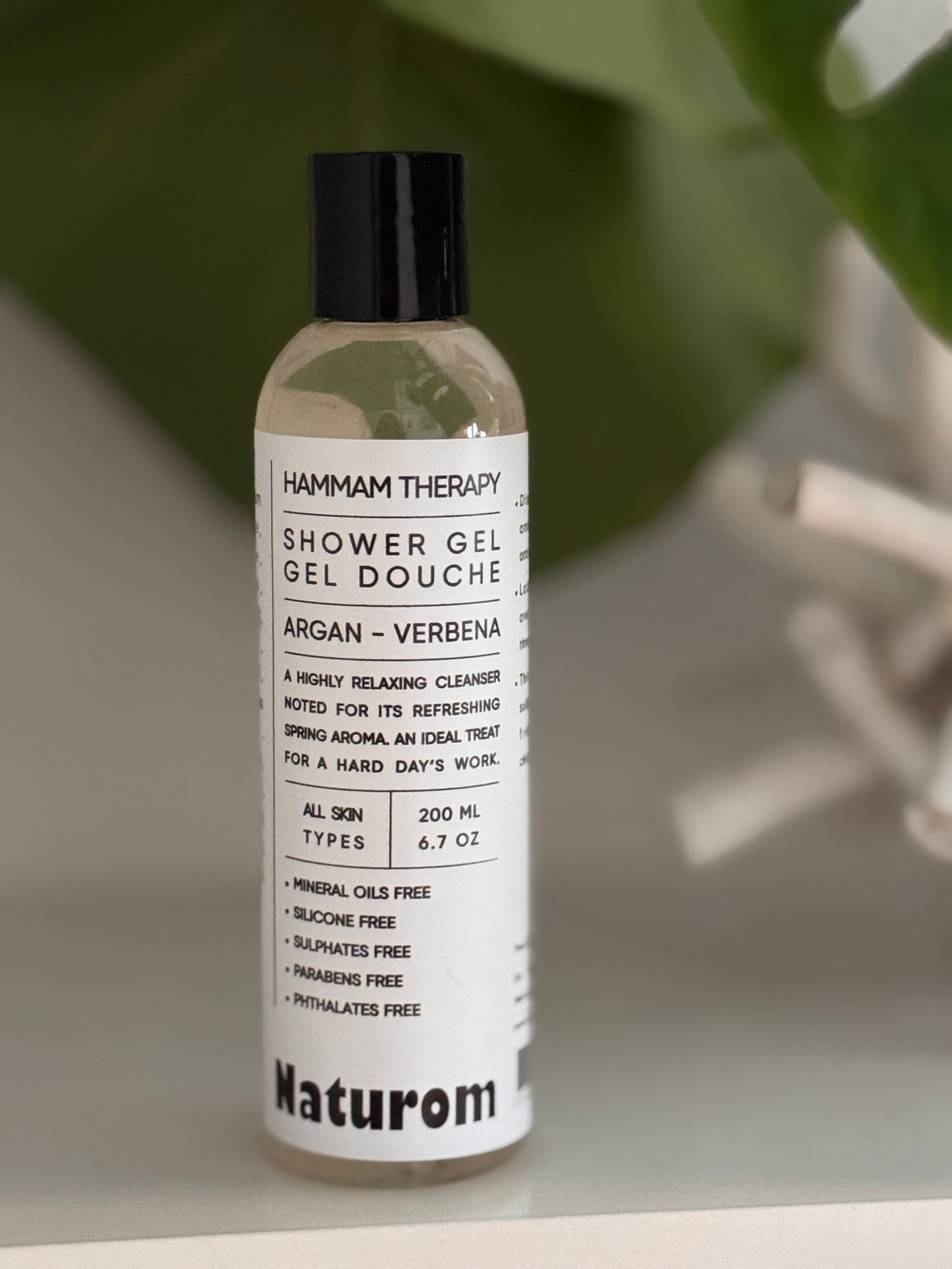 Sprchový gel Argan&Verbena Naturom 200ml