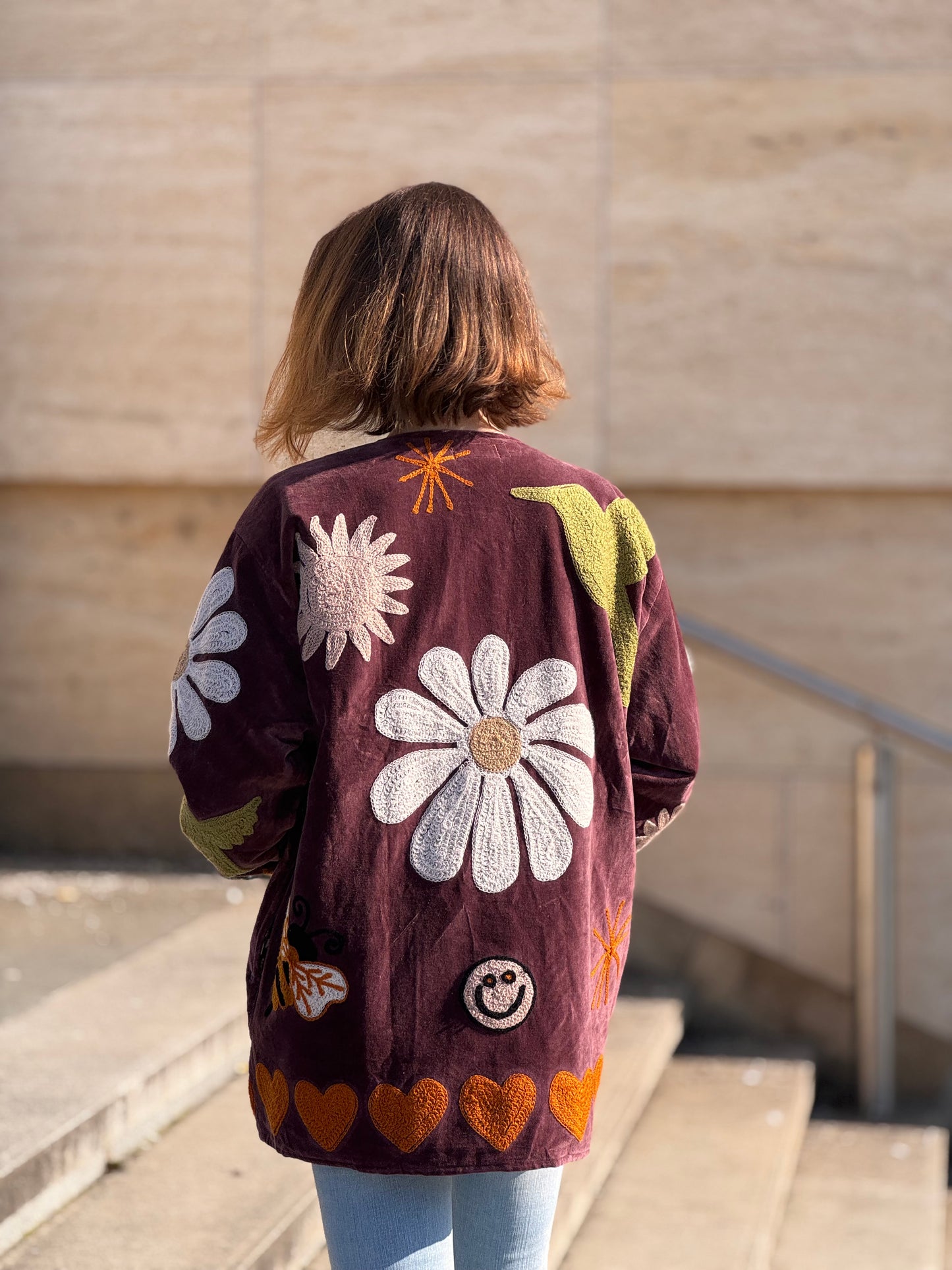 Bunda Suzanni Velvet Dark Purple DOPLNĚNO OD 12.3.