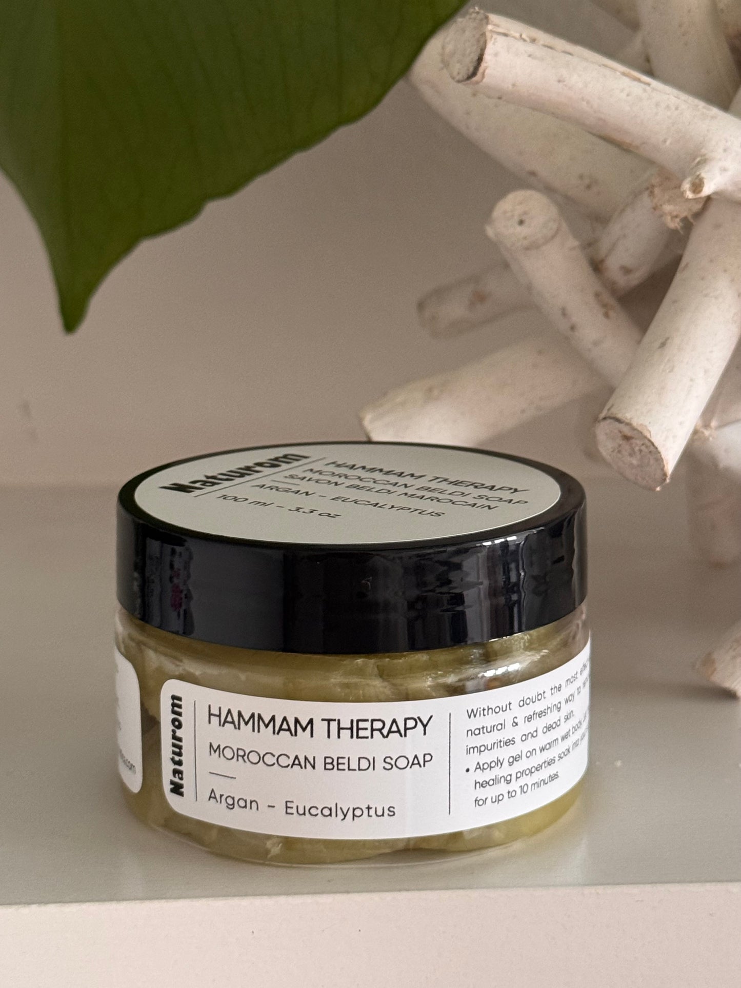 Marocké tělové mýdlo Argan&Eukalyptus Naturom 100ml