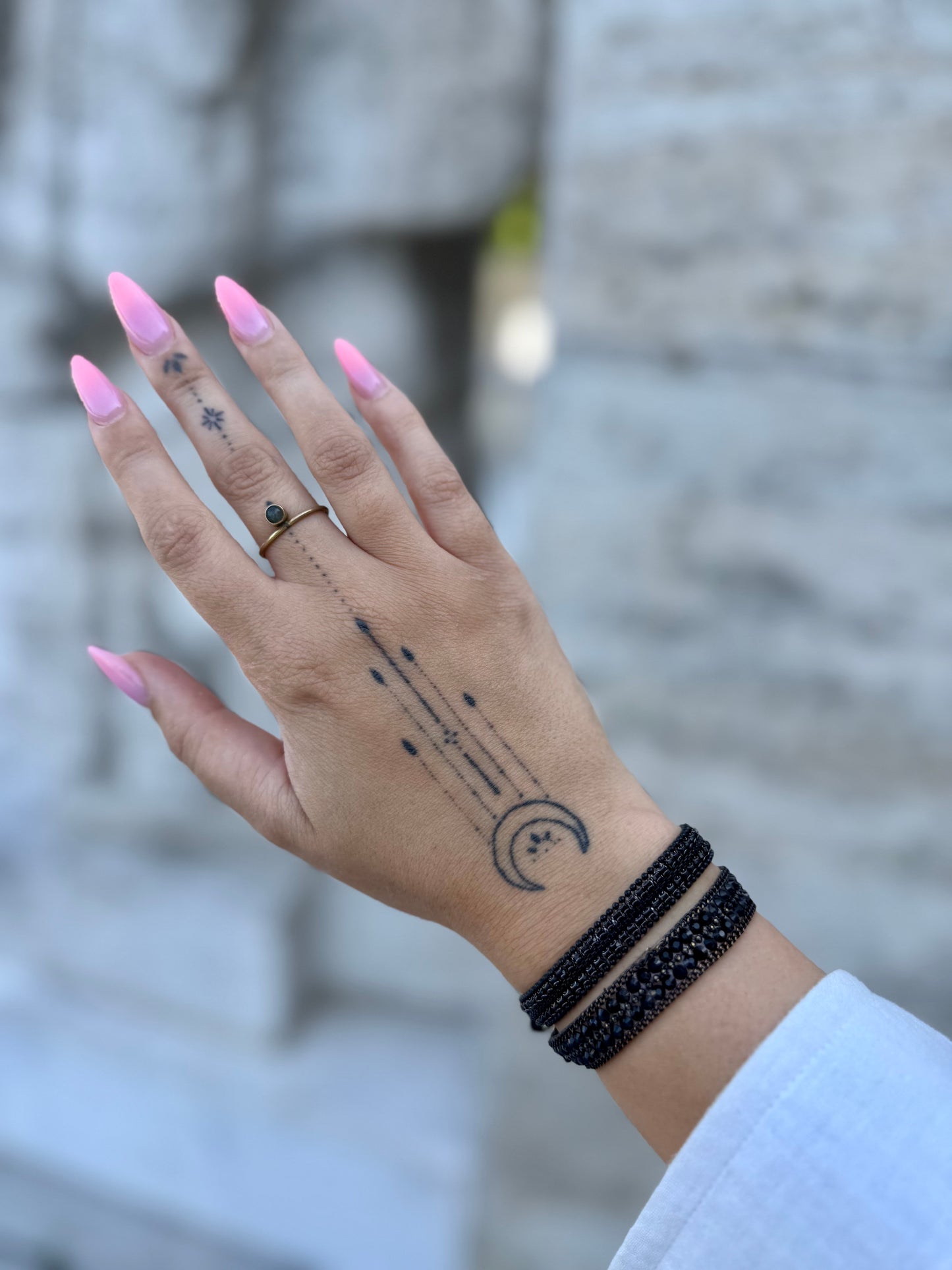 Náramek Black&Gold Dots