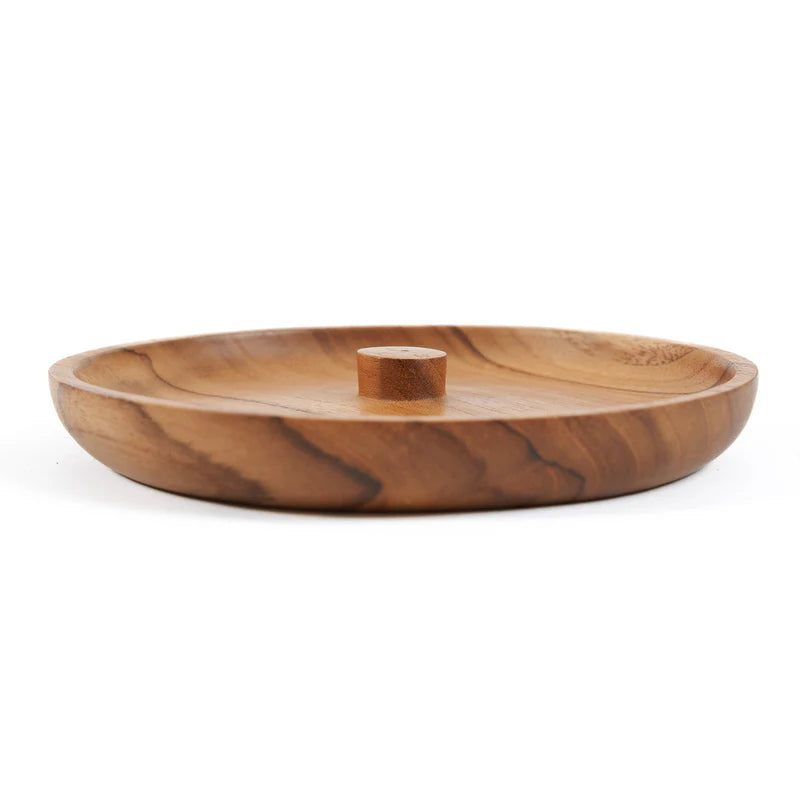 Teakový držák na aroma tyčinku 15cm