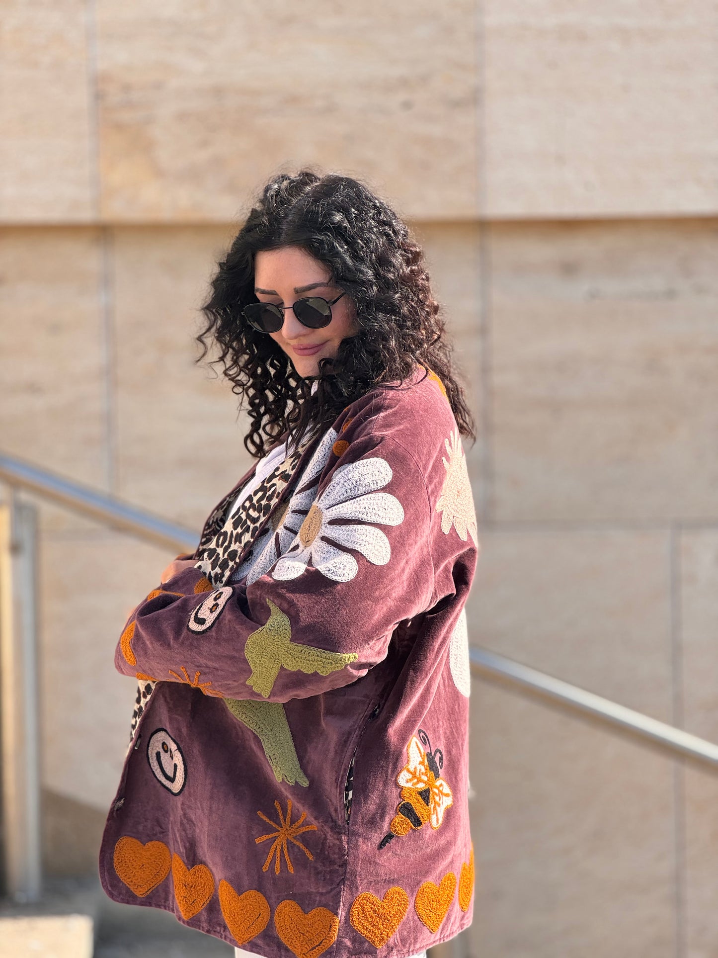 Bunda Suzanni Velvet Dark Purple DOPLNĚNO OD 12.3.