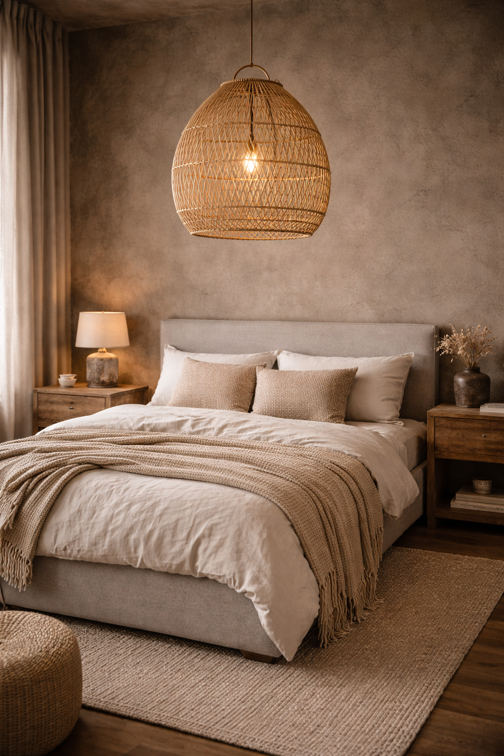 Stínidlo Bali 40x40cm ratan