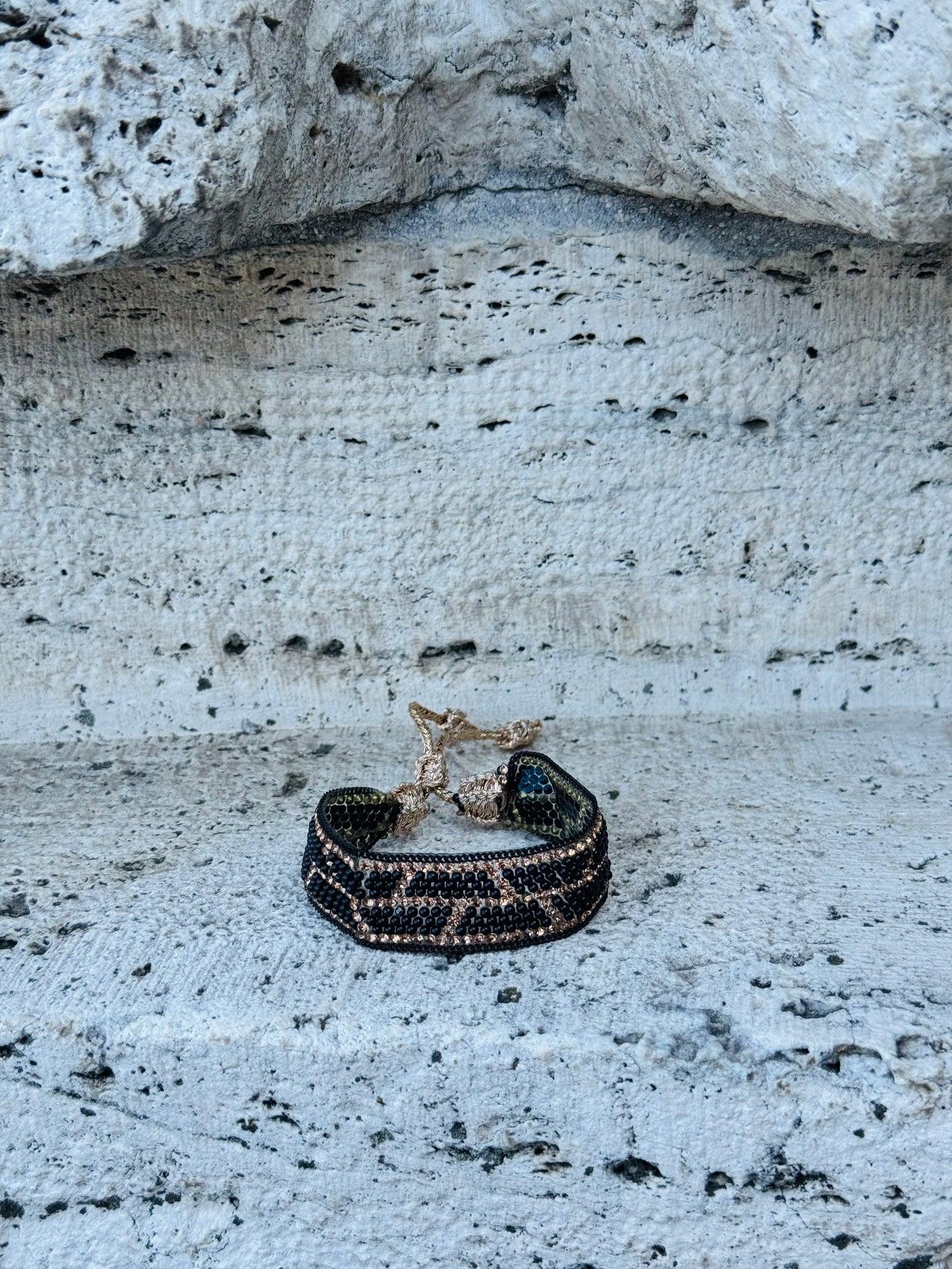 Náramek Black&Rose Gold