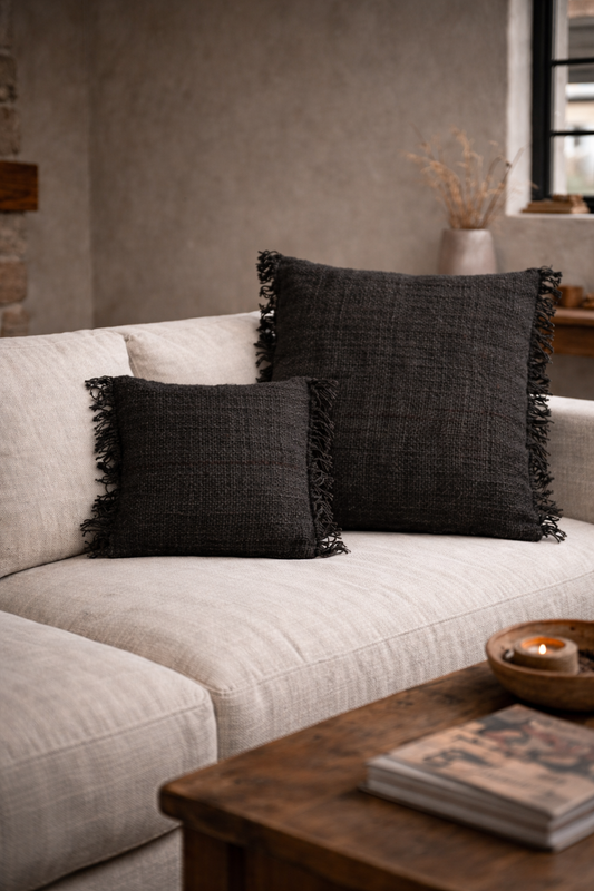 Povlak na polštář black navy 60x60cm