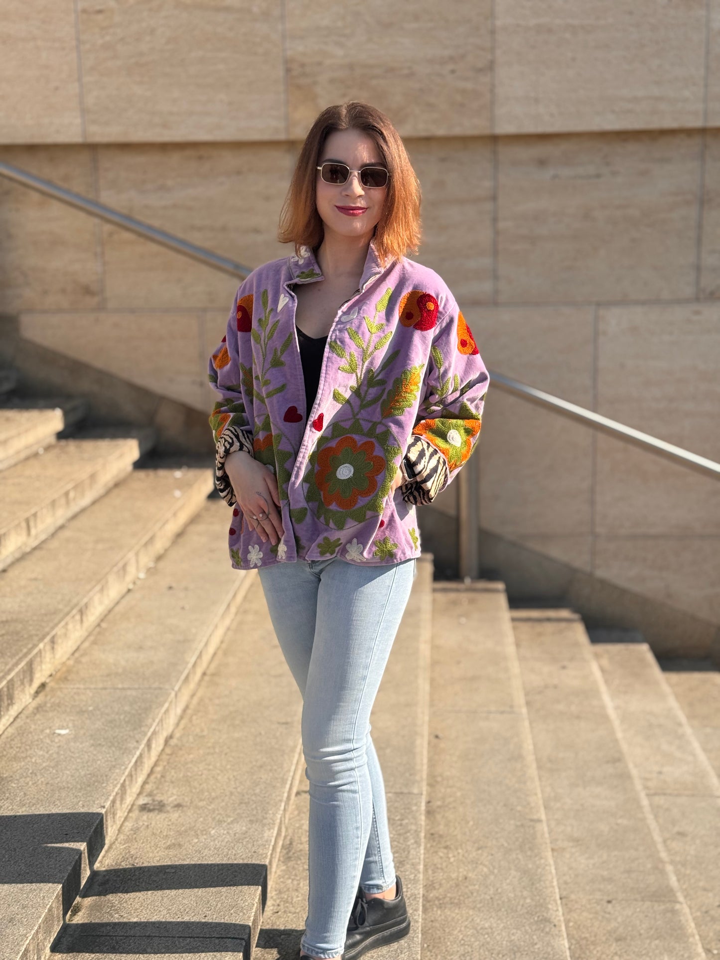 Bunda Suzanni Velvet Purple