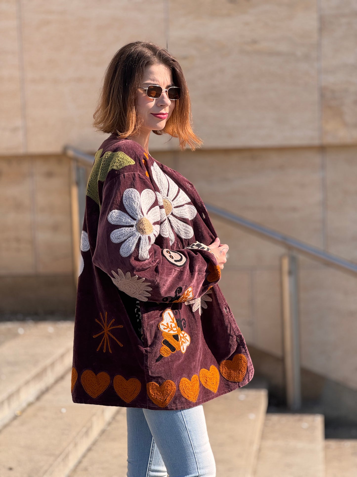 Bunda Suzanni Velvet Dark Purple DOPLNĚNO OD 12.3.