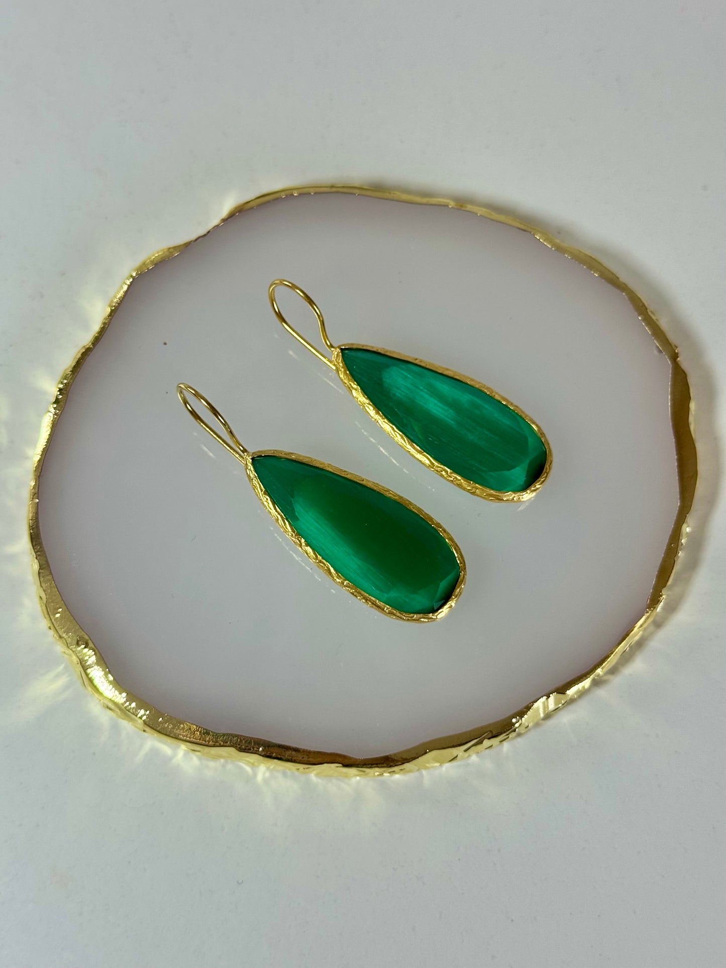 Náušnice Drop tyrkysové