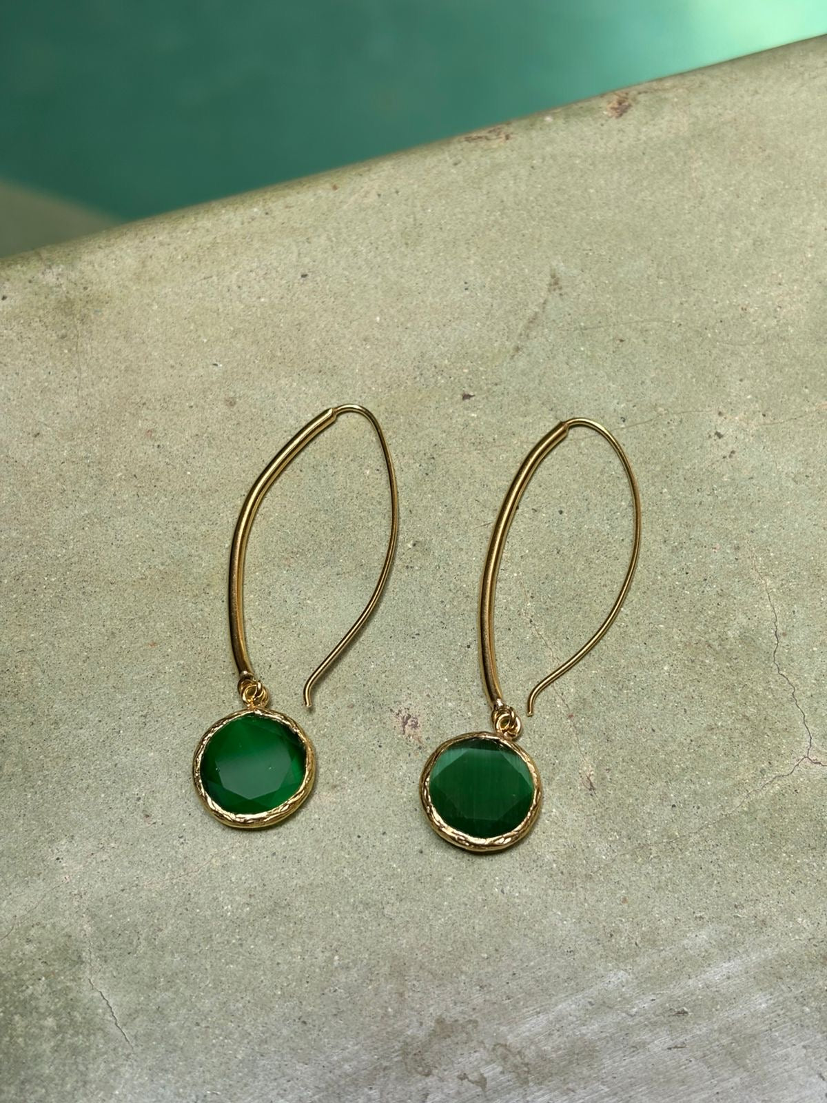 Náušnice Summer zelené