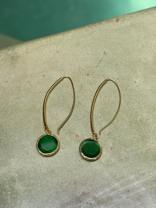 Náušnice Summer zelené