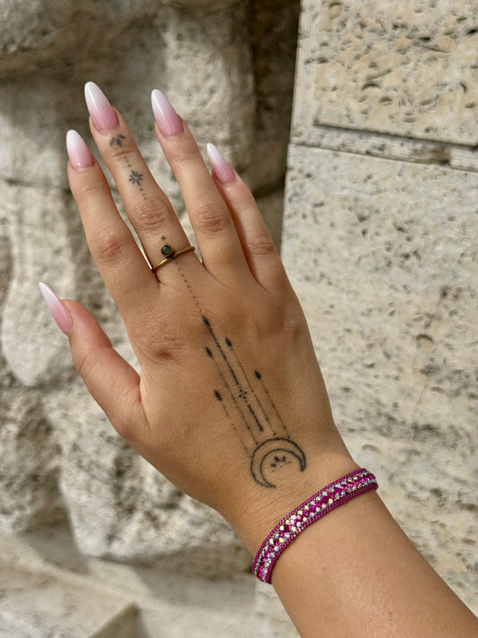 Náramek Fuchsia/Gold