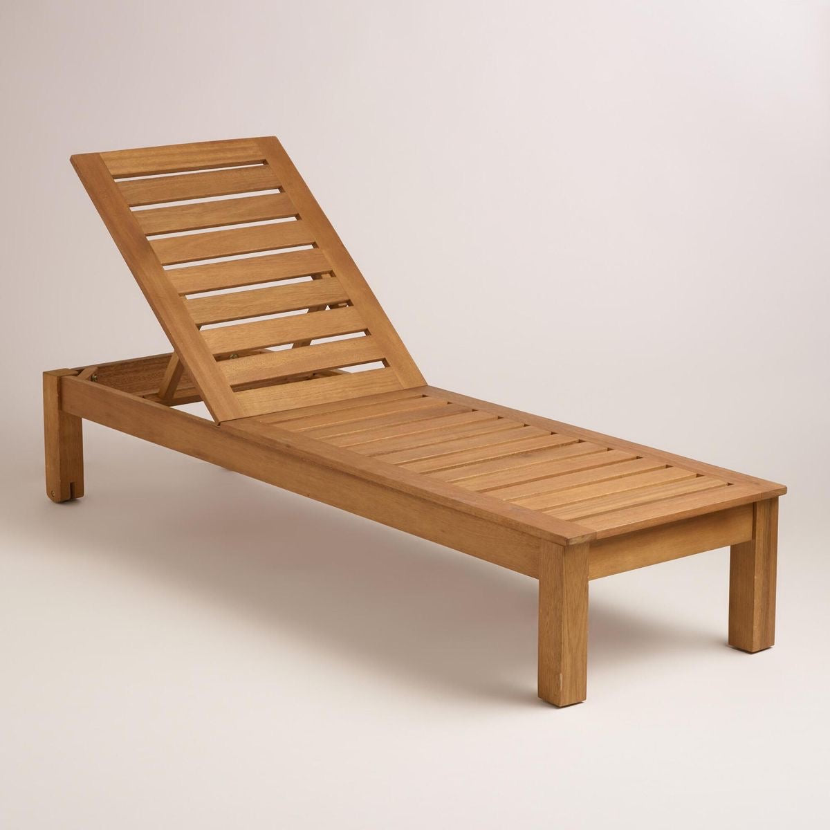 Zahradní teakové lehátko