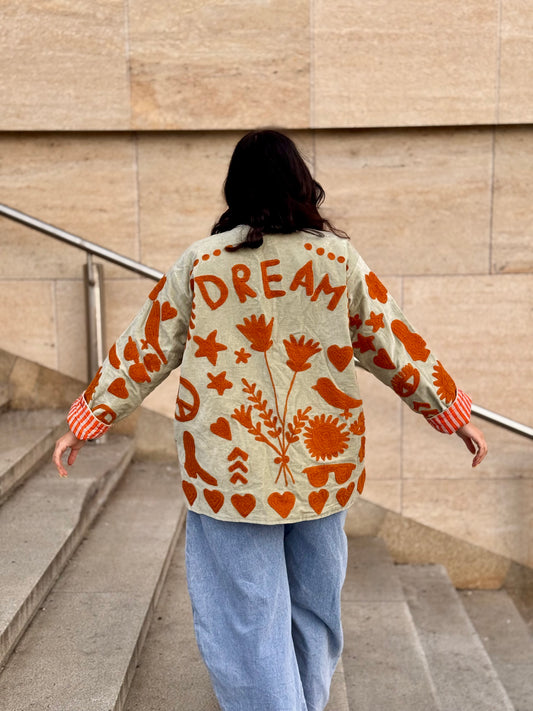 Bunda Suzanni Velvet Pastel Dream