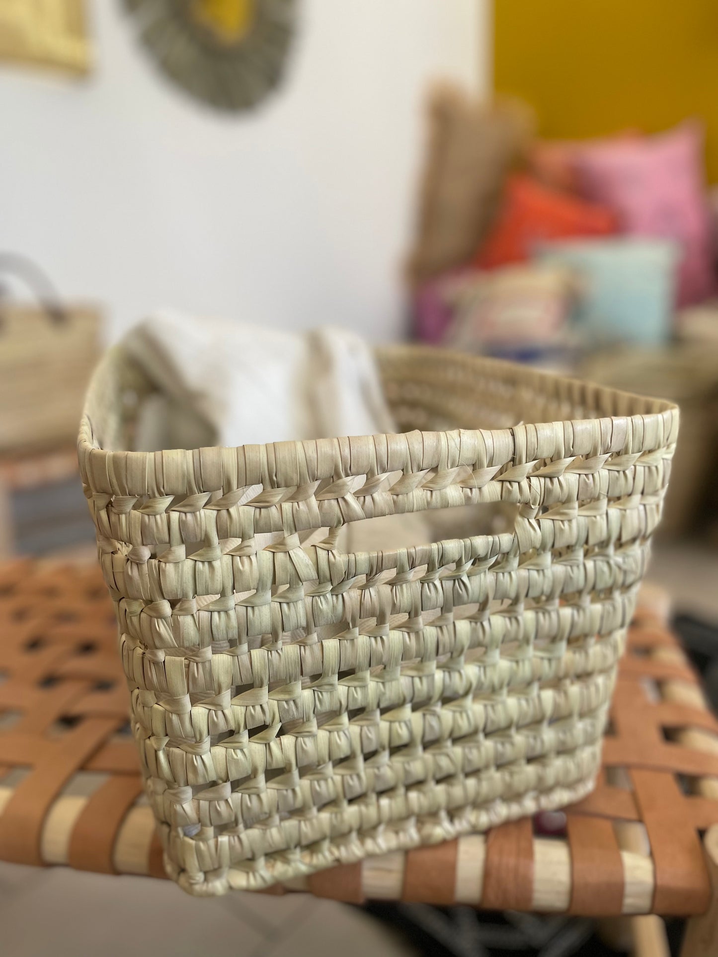 Basket with handles